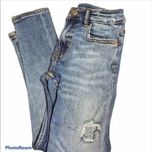 ZARA boys skinny #superelastic ripped jeans